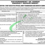 Jobs in Energy Department Sindh