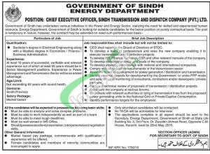 Jobs in Energy Department Sindh