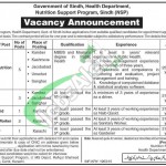 Health Department Sindh Jobs