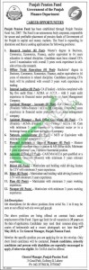 Jobs in Finance Department Punjab