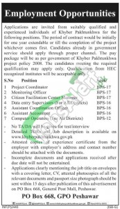 Govt Jobs in KPK