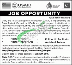 DRDF Jobs