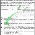 Public Sector Organization Peshawar Jobs