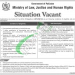 Jobs in Ministry of Law Justice and Human Rights 2015