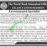 World Bank Jobs in Pakistan