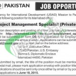 USAID Pakistan Jobs