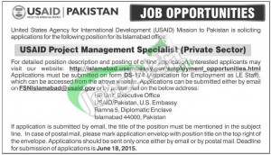 USAID Pakistan Jobs