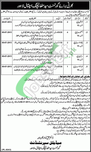 Govt Said Mitha Hospital Lahore Jobs