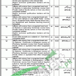 Jobs in Health Department Punjab