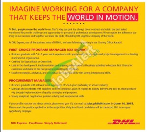 DHL Pakistan Jobs