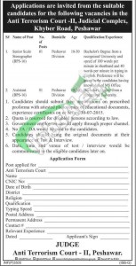 Jobs in Anti Terrorism Court