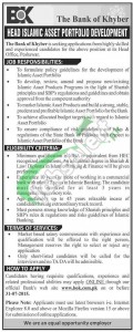 Bank of Khyber Jobs