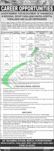 WAPDA Hospital Faisalabad Jobs