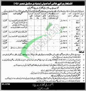 Jobs in Agriculture Department Faisalabad