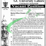 GCU Lahore Jobs