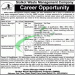 Sialkot Waste Management Company Jobs