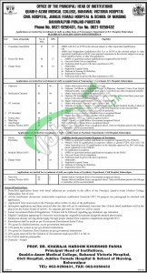 Civil Hospital Bahawalpur Jobs