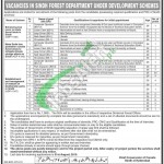 Jobs in Forest Department Sindh