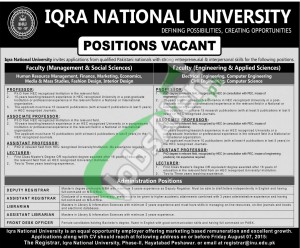 INU Peshawar Jobs