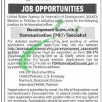 US Embassy Islamabad USAID Jobs