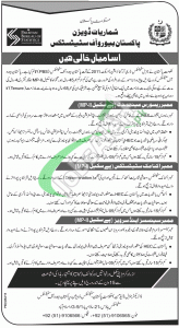 Pakistan Bureau of Statistics Jobs