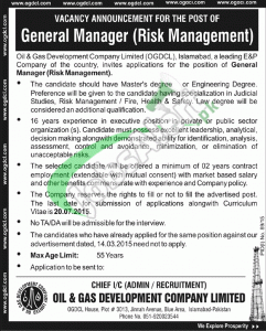 Jobs in OGDCL