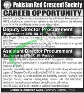 PRCS Jobs