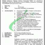 Ministry of Science & Technology Islamabad Jobs