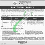 Ministry of Finance Pakistan Jobs