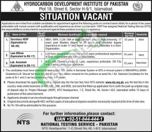 Hydrocarbon Development Institute of Pakistan Jobs