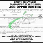  Jobs in Health Department Punjab