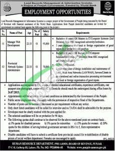 Land Record Management System Jobs