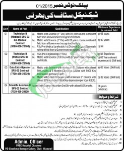 Jobs in PAEC Hospital Mianwali