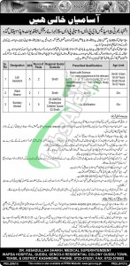 WAPDA Hospital Guddu Jobs