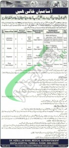 WAPDA Hospital Tarbela Jobs