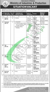 Ministry of Industries & Production Jobs