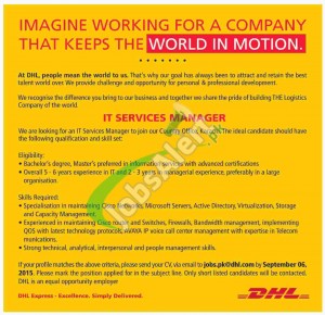 DHL Pakistan Jobs