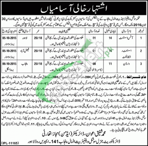 Jobs in Bait ul Maal Punjab