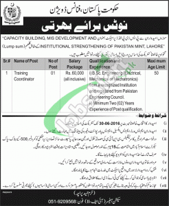 Finance Division Jobs