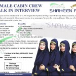 Shaheen Air Cabin Crew Jobs 2015