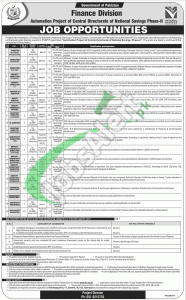 Finance Division Jobs