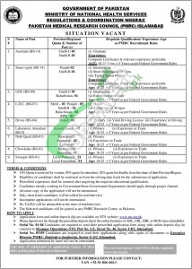 Ministry of National Health Services Jobs