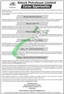 Attock Petroleum Jobs