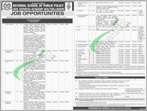 Civil Services Academy Jobs