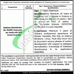 Public Prosecution Department Punjab Jobs