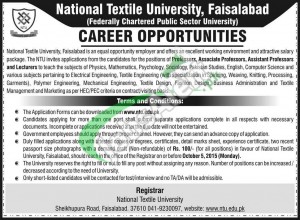 NTU FSD Jobs