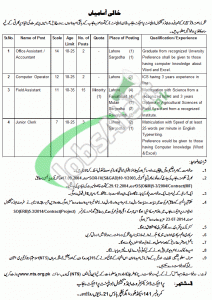 Agriculture Department Punjab Jobs