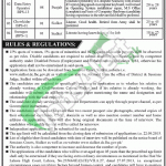 District & Session Court Sialkot Jobs