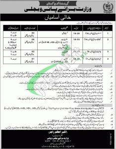 Ministry of Water & Power Jobs