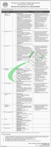 Transport & Mass Transit Department Jobs